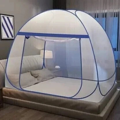 BELSODINE Polyester Adults Washable BELSODINENEWMOSQUITO NETN221 H221Mosquito H388 Mosquito Net(Blue, Tent)