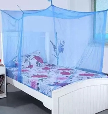 Mosari Polyester Adults Washable KingSize_ceilingHung-151 Mosquito Net(Multicolor, Ceiling Hung)