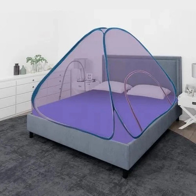 Fozii Enterprises Polyester Adults Washable FFMN-853AB Mosquito Net(Blue, Tent)