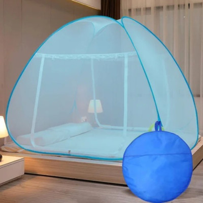 Hitech Polyester Adults Washable YU36ZQ_13 Mosquito Net(SKY BLUE, Tent)