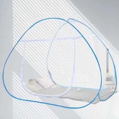 THENR Polyester Adults Washable nr_MOSQUITO_NET_KING_TENT)7927 Mosquito Net(sky blue, Tent)
