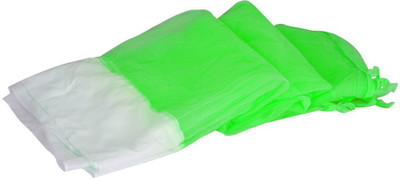 Aarushi Nylon Adults Washable Double Bed Mosquito Net(Green, Bed Box)