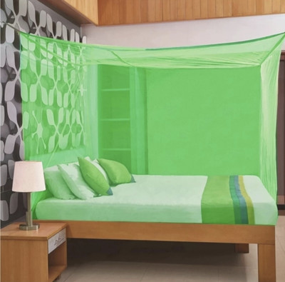 Newmehontextile Polyester Adults Washable Bed box 6×7 Mosquito Net(Green, Tent)
