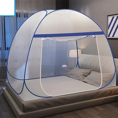 SIFRA Polyester Adults Washable Blue_MS_140 Mosquito Net(Blue, Tent)