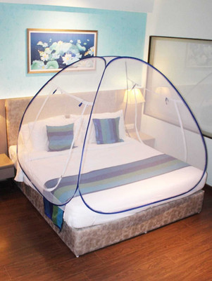 Fozii Enterprises Polyester Adults Washable FFMN-315AB Mosquito Net(Blue, Tent)