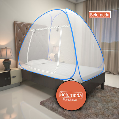 BELOMODA Polyester Adults Washable Single 1 Mosquito Net(Royal Blue, Tent)