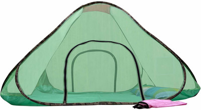 buy & believe Polyester Adults Washable Premium Quality Folding Mosquito Net (Green) Multi-color - Extra Double Mosquito Net(Multicolor, White, Green, Tent)