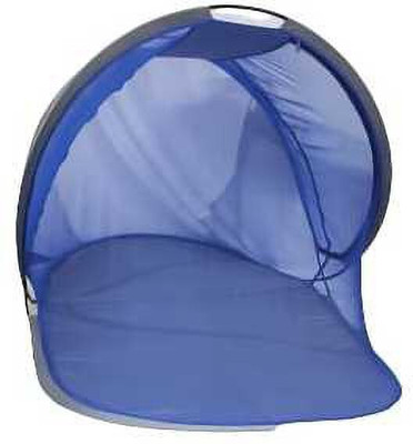SK Online Services Polyester Adults Washable Single Bed Mosquito Net with Base, Macchardani with Base(Size 7.5x3.6x3.5 Feet) Mosquito Net(Blue, Tent)