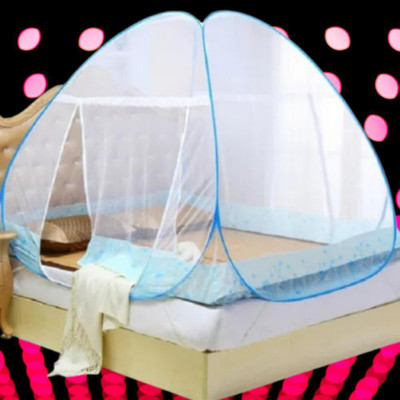 Hitech Polyester Adults Washable Blue_MS_121 Mosquito Net(Blue, Tent)