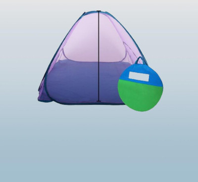 Rsmosquito Polyester Adults Washable Foldable_Purple net_A1 Mosquito Net(Purple, Bed Box)