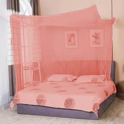 CHIKU CHERRY Polyester Adults Washable A-DOU-BED-MOS-44 Mosquito Net(Pink, Tent)