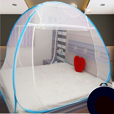 Radhe Polyester Adults Washable WHITE mosquito bed net double bed Mosquito Net(White, Tent)