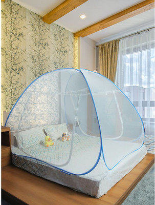 SoniE Polyester Adults Washable AE168&AF168 Mosquito Net(Blue, Tent)