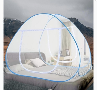 THENR Nylon Adults Washable NR_mosquito_sky_020n Mosquito Net(sky blue, Tent)