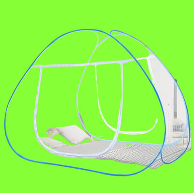 THENR Polyester Adults Washable nr_MOSQUITO_NET_KING_TENT)7886 Mosquito Net(sky blue, Tent)