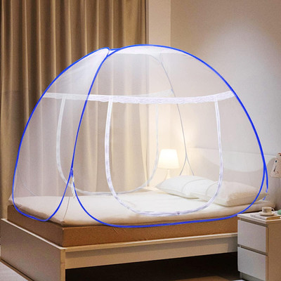 SIFRA Polyester Adults Washable PREMIUM MOSQUITO NET Mosquito Net(Violet, Tent)