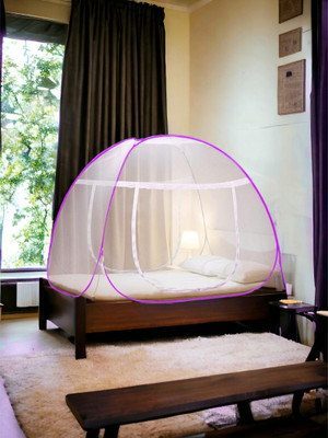 Fozii Enterprises Polyester Adults Washable FoziMN-929ABuFoziMN-448AB Mosquito Net(Purple, Tent)