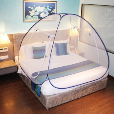 Fozii Enterprises Polyester Adults Washable FoziMN-1241AB Mosquito Net(Blue, Tent)