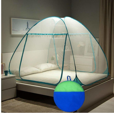 GORLERA Polyester Adults Washable Mosquito Net Polyester Adults Net Double bed Mosquito Net Mosquito Net(White, Tent)