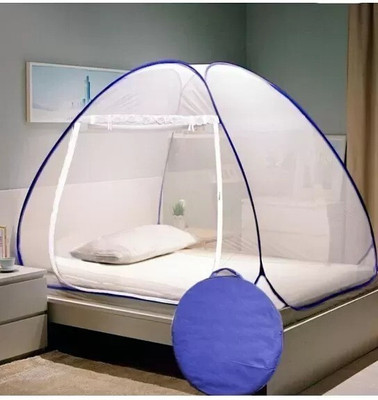 Fozii Enterprises Polyester Adults Washable FFMN-1490AB Mosquito Net(Blue, Tent)