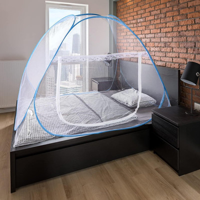 SoniE Polyester Adults Washable AE293&AF293 Mosquito Net(Blue, Tent)