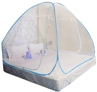 Fozii Enterprises Polyester Adults Washable FFMN-1497ABuFoziMN Mosquito Net(SKY BLUE, Tent)