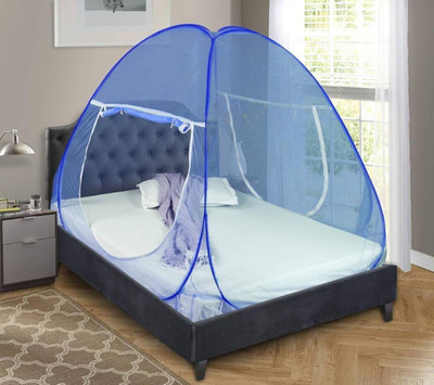 Fozii Enterprises Polyester Adults Washable Fozi69 Mosquito Net(SKY BLUE, Tent)