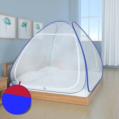Fozii Enterprises Polyester Adults Washable Fozi53uFoziMN-145AB Mosquito Net(SKY BLUE, Tent)