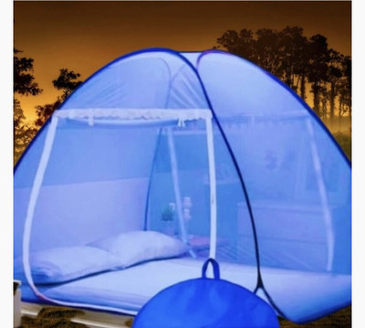 THENR Nylon Adults Washable NR_mosquito_blue_0020n Mosquito Net(Blue, Tent)
