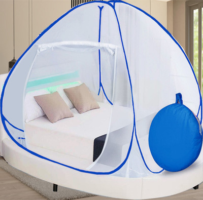 KHANJAN FASHION HUB WHITE double bed machhardani 6.5 9 mosquito net today delivery machardani 8/8 m Polyester Washable Adults Mosquito Net(White, swet, safed, Blue, Navy Blue, Tent)