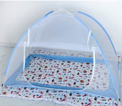 Stay Healthy Polyester Kids Washable Foldable Baby Mosquito Net, 0 to 24 Months Babies, Size 4 Ft x 2.5 Ft, White Mosquito Net(White, Tent)