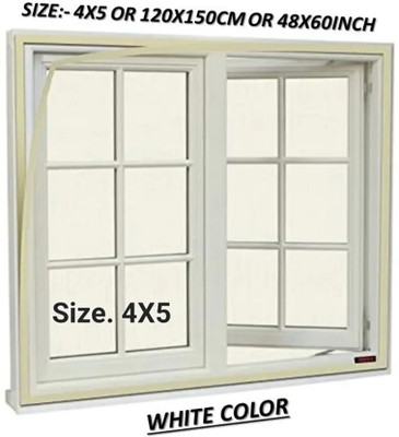 Shree Shyam 4X5 FT - WHITE Polyester Washable Adults Mosquito Net(White, Frame Hung)