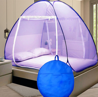 KHANJAN FASHION Polyester Adults Washable PURPLE mosquito net child mosquito net adhesive tape machardani army machhardan Mosquito Net(Purple, Perple, Jambu, purpal, Tent)