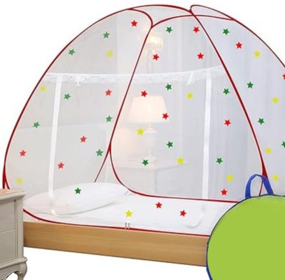 Yunik Polyester Adults Washable YU-REDSTAR-KING_20 Mosquito Net(RED STAR, Tent)