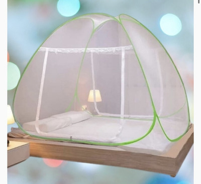 THEE NR Nylon Adults Washable NR_GREEN_mosquito_22n Mosquito Net(Green, Tent)