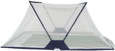 happy penguin Polyester Adults Happy Penguin Foldable Polyester Mosquito Net - 3x6|Insect Protection for Bed Mosquito Net(White, Tent)