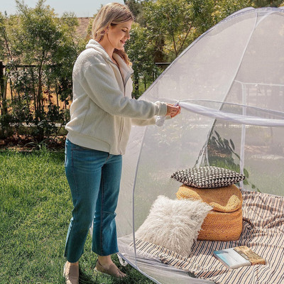 BELSODINE HDPE - High Density Poly Ethylene Adults Washable NEWMOSQUITO NETN171 H171 Mosquito Net(Blue & White, Tent)