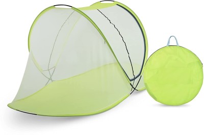 Flipkart SmartBuy Polyester Adults Washable FSB-MN-NZ-SINGLE-LIGHT GR Mosquito Net(PAROT GREEN, Bed Box)