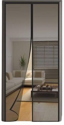 ALKA Polyester Adults Washable Mosquito Net for Door Auto-Closing ...