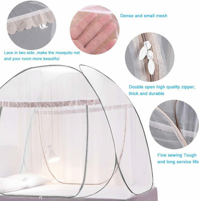 BELSODINE Polyester Adults Washable BELSODINEA038Mosquito H426 Mosquito Net(Pink, Tent)