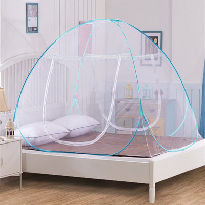Fozii Enterprises Polyester Adults Washable FoziMN-1533ABu Mosquito Net(White, Tent)