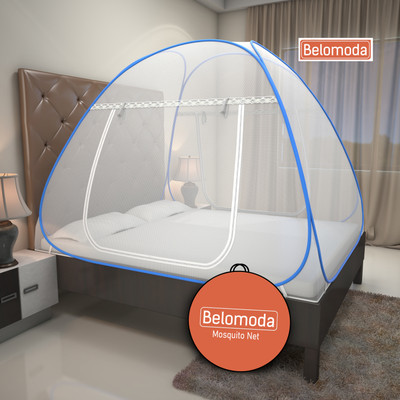 BELOMODA Polyester Adults Washable Polyester Adults Royal Blue Mosquito Net Mosquito Net(Royal Blue, Tent)