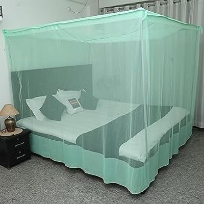 CHIKU CHERRY HDPE - High Density Poly Ethylene Adults Washable M-G-MOS-DOU-4 Mosquito Net(Green, Tent)