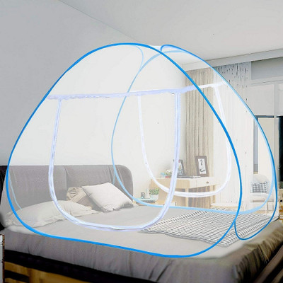 SIFRA Polyester Adults Washable Blue_MS_153 Mosquito Net(Blue, Tent)