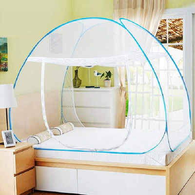 Fozii Enterprises Polyester Adults FoziMN-1768AB Mosquito Net(Light Blue, Tent)
