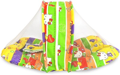 amaar praan Cotton Kids Washable D-Y-B-113 Mosquito Net(YELLOW , BLUE, Tent)