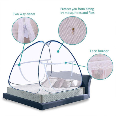 BELSODINE Polyester Adults Washable BELSODINEA139Mosquito H517 Mosquito Net(White, Blue, Tent)