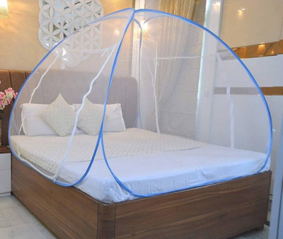 SIFRA Polyester Adults Washable Premium Blue_MS_269 Mosquito Net(SKY BLUE, Tent)
