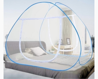 THENR Nylon Adults Washable NR_mosquito_sky_004n Mosquito Net(sky blue, Tent)