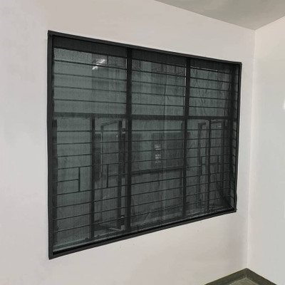 Shree Shyam 5X5 FT - BLACK Polyester Washable Adults Mosquito Net(Black, Frame Hung)
